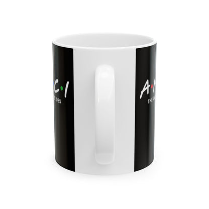 Latin Friends with Ides Ceramic Mug, (11oz, 15oz)