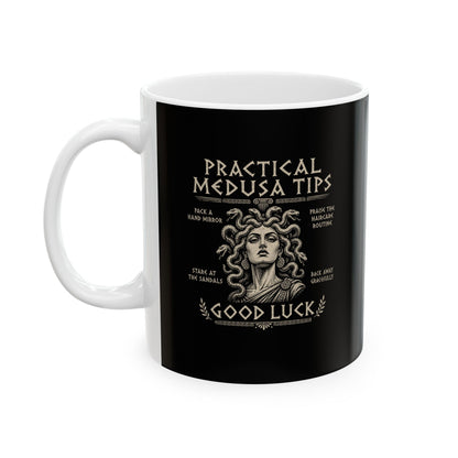 Practical Medusa Tips Ceramic Mug, (11oz, 15oz)