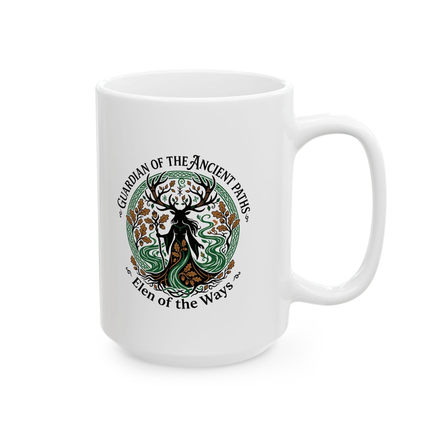 Elen of the Ways Guardian of the Paths Ceramic Mug, (11oz, 15oz)