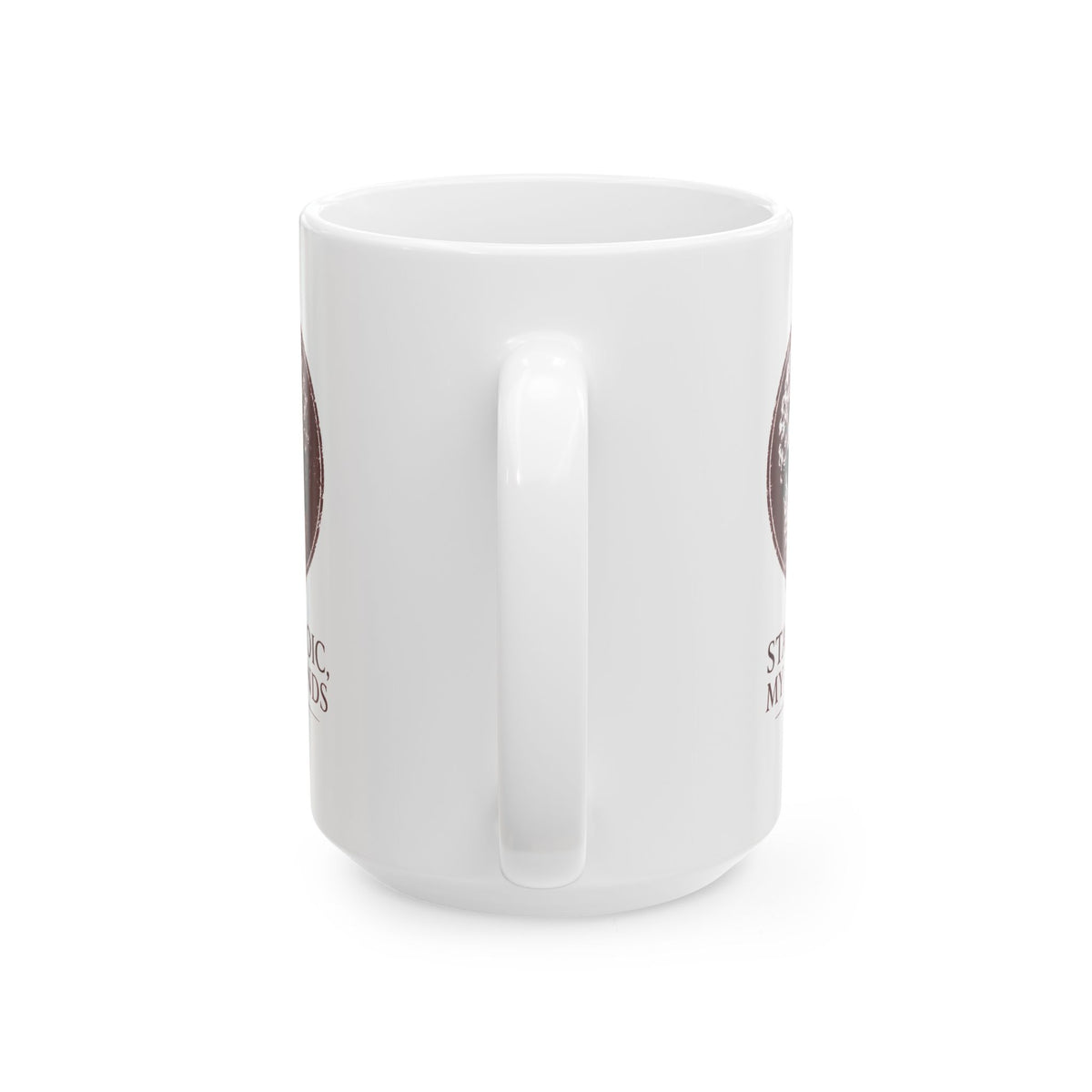 Aurelius Stay Stoic My Friends Ceramic Mug, (11oz, 15oz)