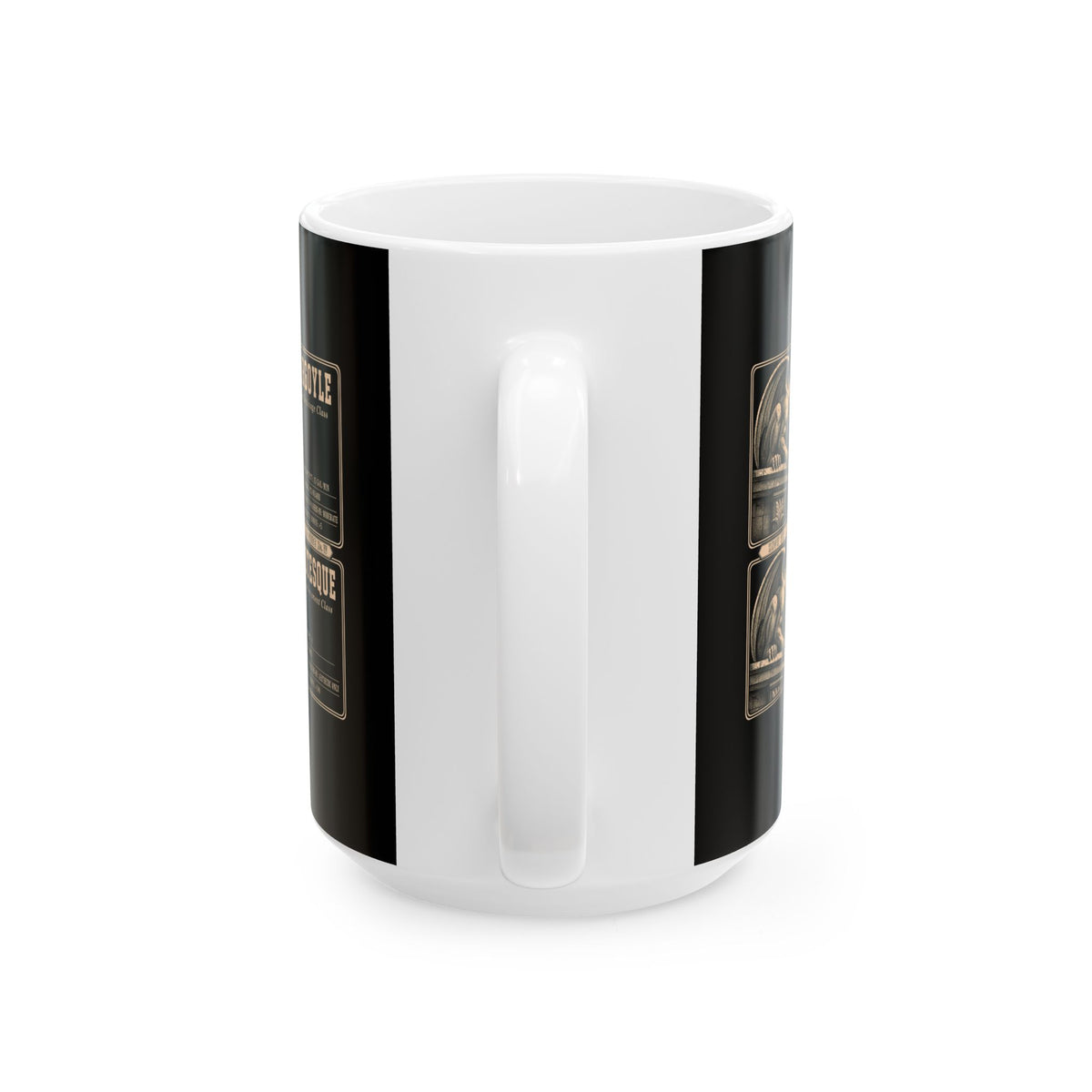 Gargoyle vs Grotesque Field Guide Ceramic Mug, (11oz, 15oz)