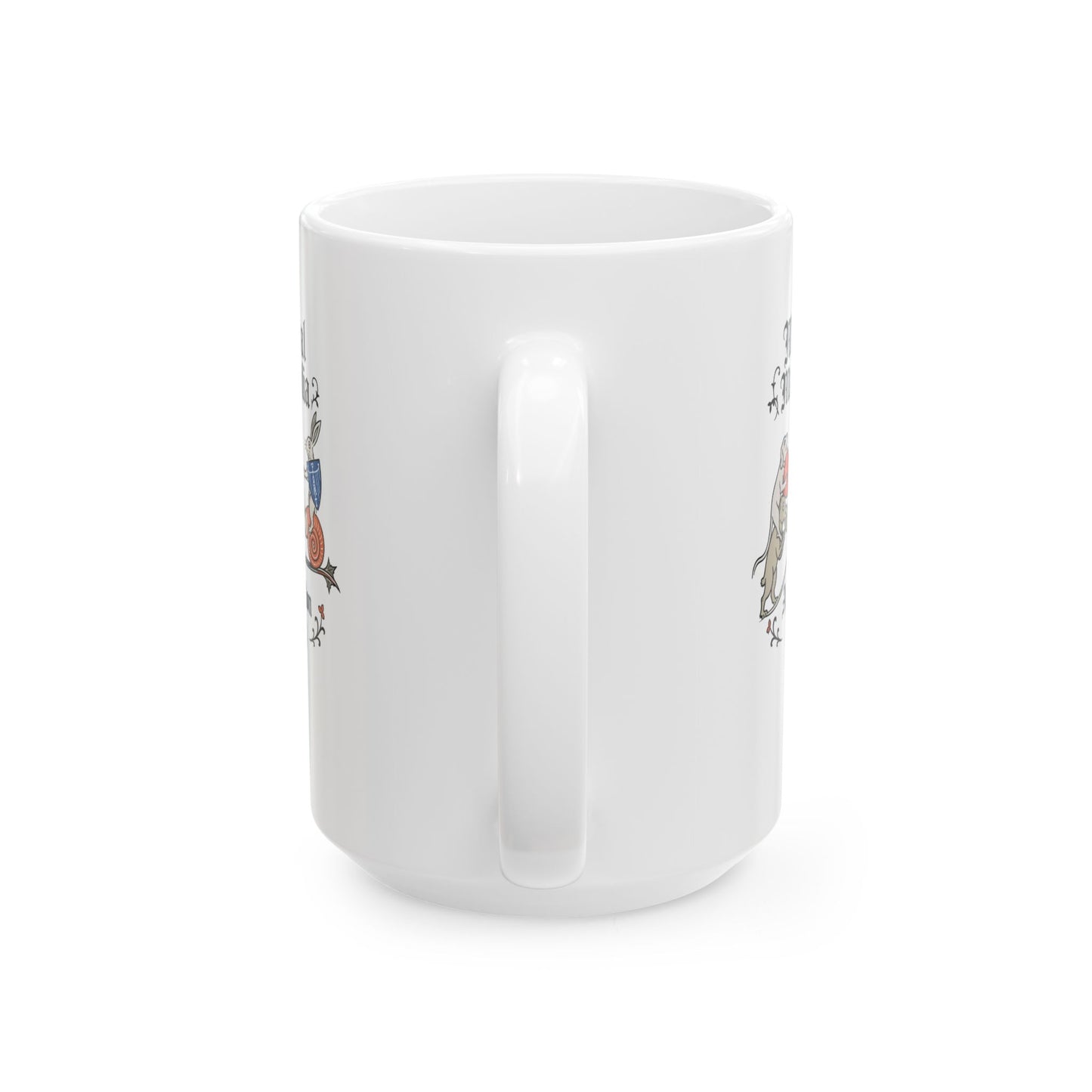 Medieval Marginalia Appreciation Society Battle Ceramic Mug, (11oz, 15oz)