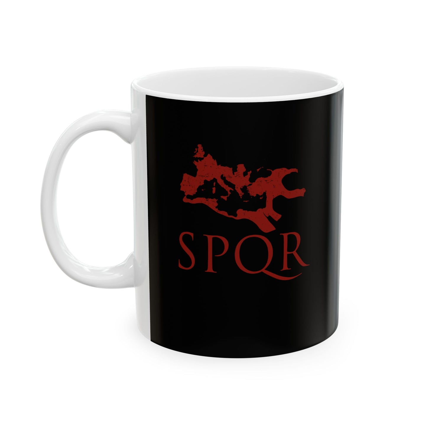 SPQR Rome Map Ceramic Mug, (11oz, 15oz)
