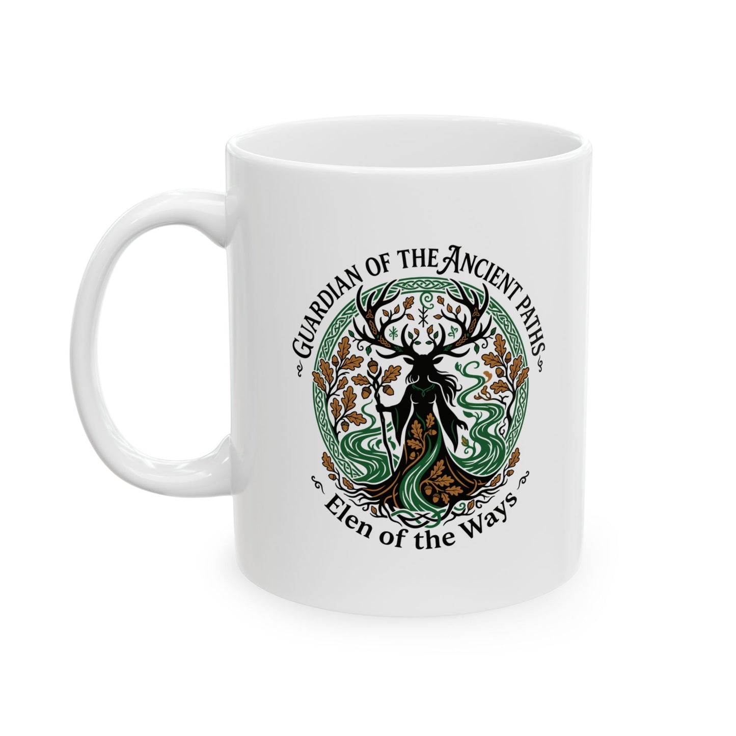Elen of the Ways Guardian of the Paths Ceramic Mug, (11oz, 15oz)