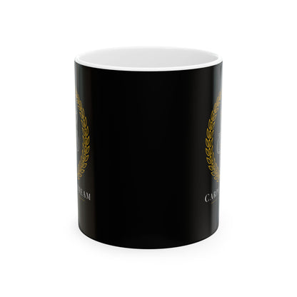 Carpe Caffeam Minimalist Ceramic Mug, (11oz, 15oz)