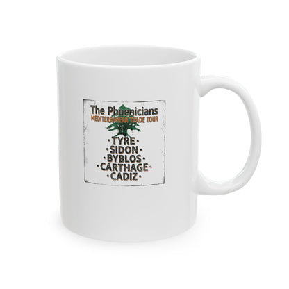 Pheonicians Mediterranean Trade Tour Ceramic Mug, (11oz, 15oz)