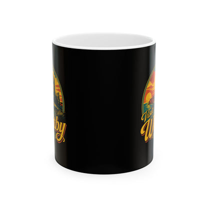 Visit Whitby Abbey Ceramic Mug, (11oz, 15oz)