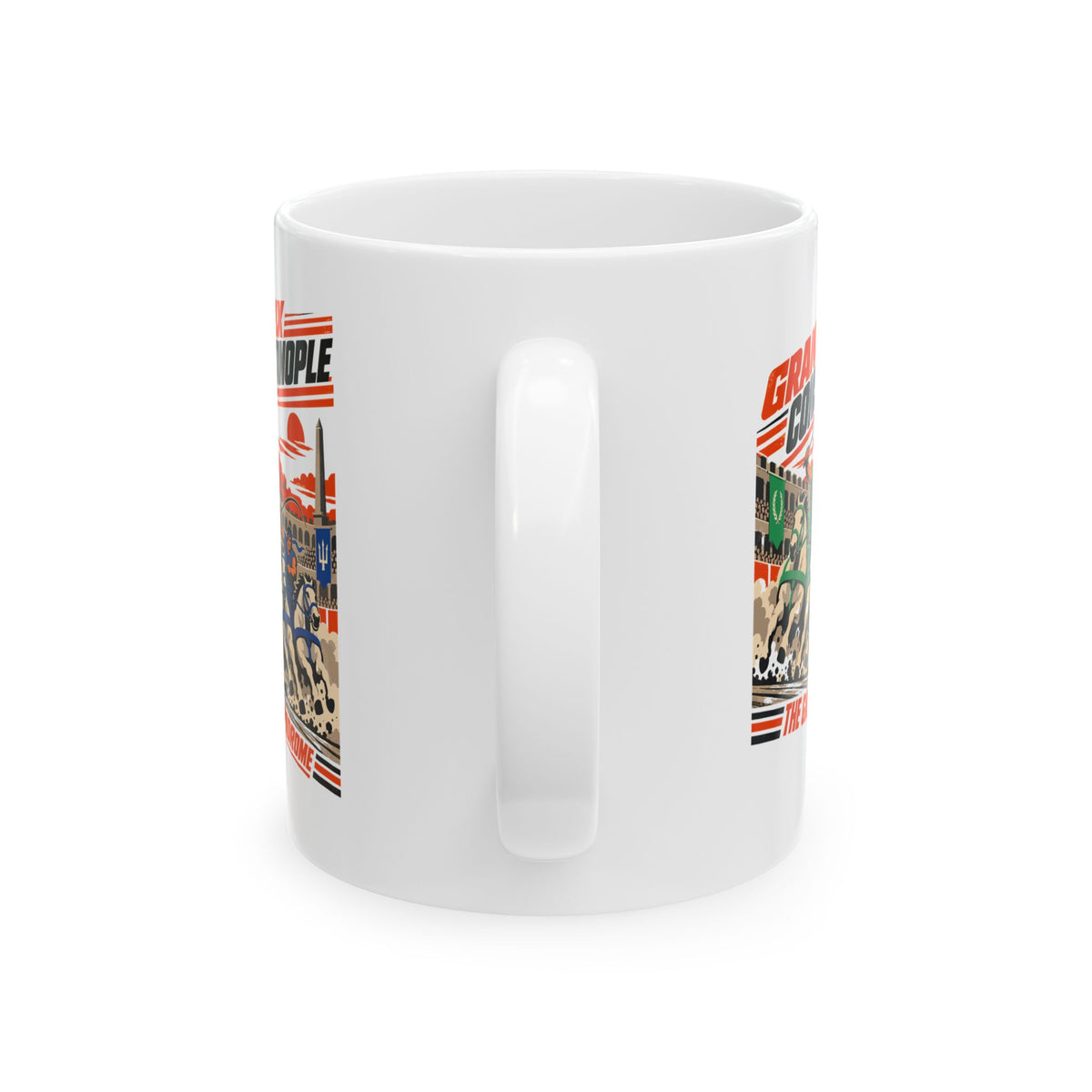 Grand Prix Constantinople Chariot Race Ceramic Mug, (11oz, 15oz)