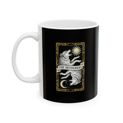 Sköll & Hati Tarot the Devourers Ceramic Mug, (11oz, 15oz)