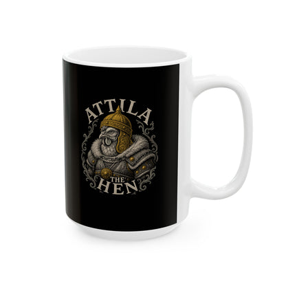 Attila the Hen Ceramic Mug, (11oz, 15oz)