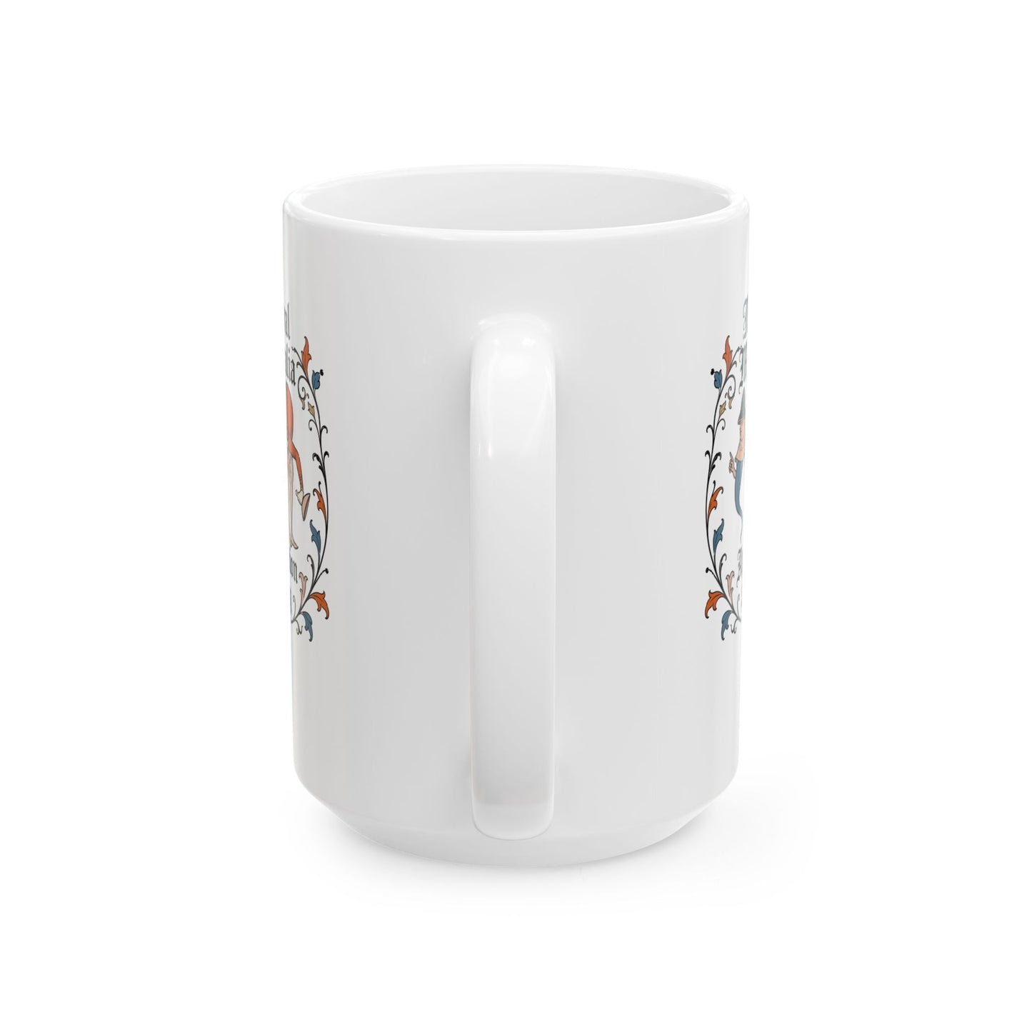 Medieval Marginalia Appreciation Society Men Ceramic Mug, (11oz, 15oz)