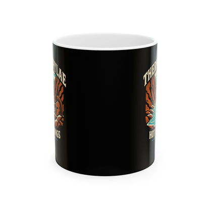 Thermopylae Hot Springs Badge Ceramic Mug, (11oz, 15oz)