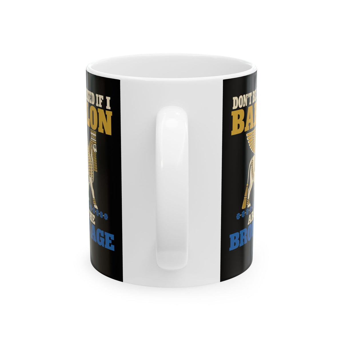 Babylon About the Bronze Age Lamassu Ceramic Mug, (11oz, 15oz)