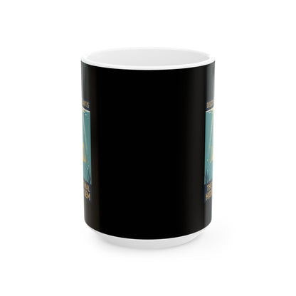 Visit Atlantis Retro Tourism Ceramic Mug, (11oz, 15oz)