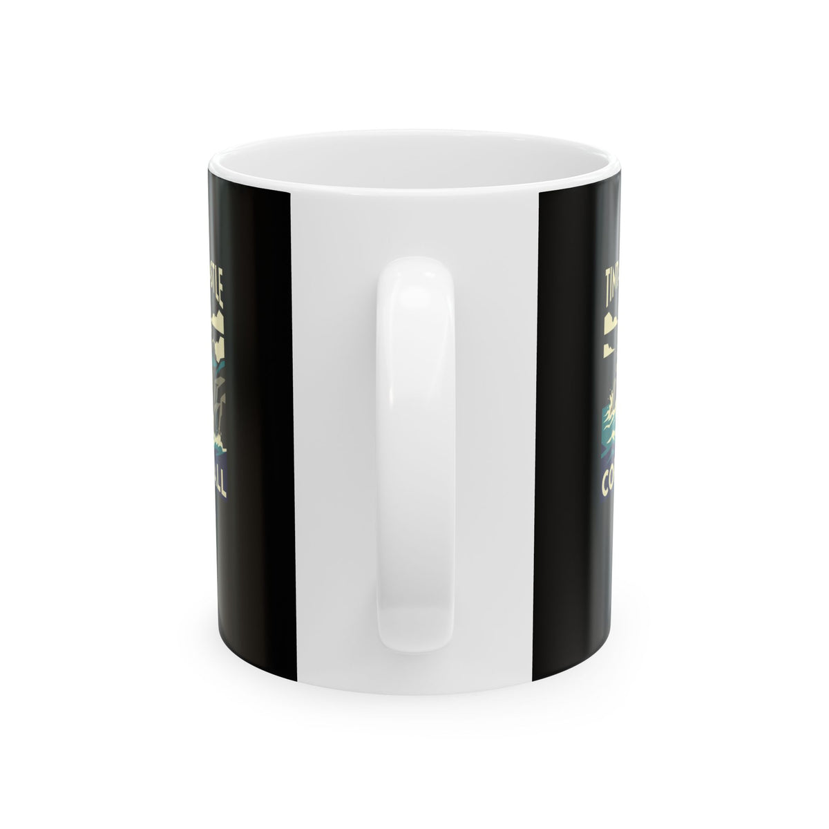 Memento Mori Skeleton Pompeii MosaicCeramic Mug, (11oz, 15oz)