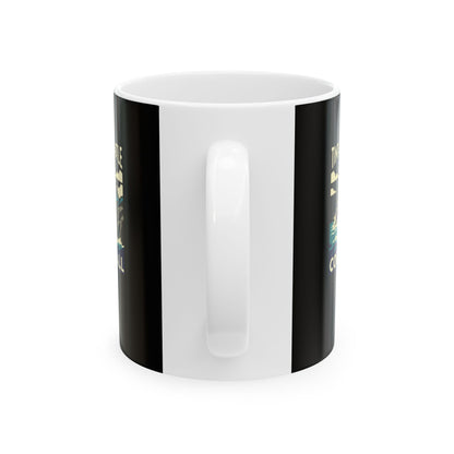 Memento Mori Skeleton Pompeii MosaicCeramic Mug, (11oz, 15oz)