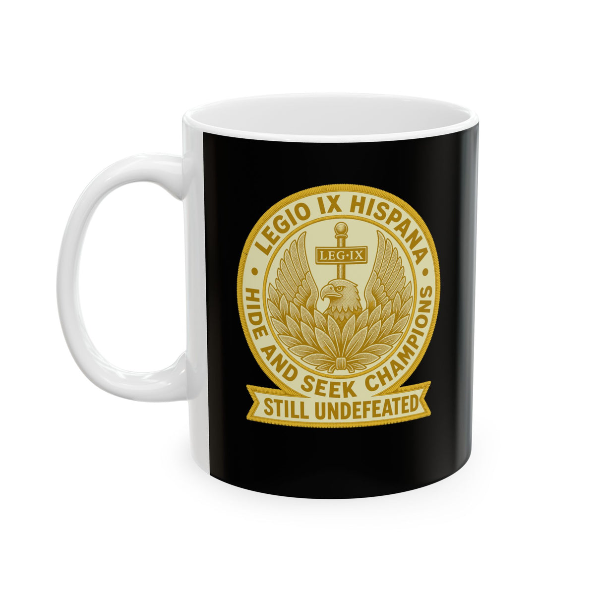Roman IX Legion Hide and Seek Champions Ceramic Mug, (11oz, 15oz)