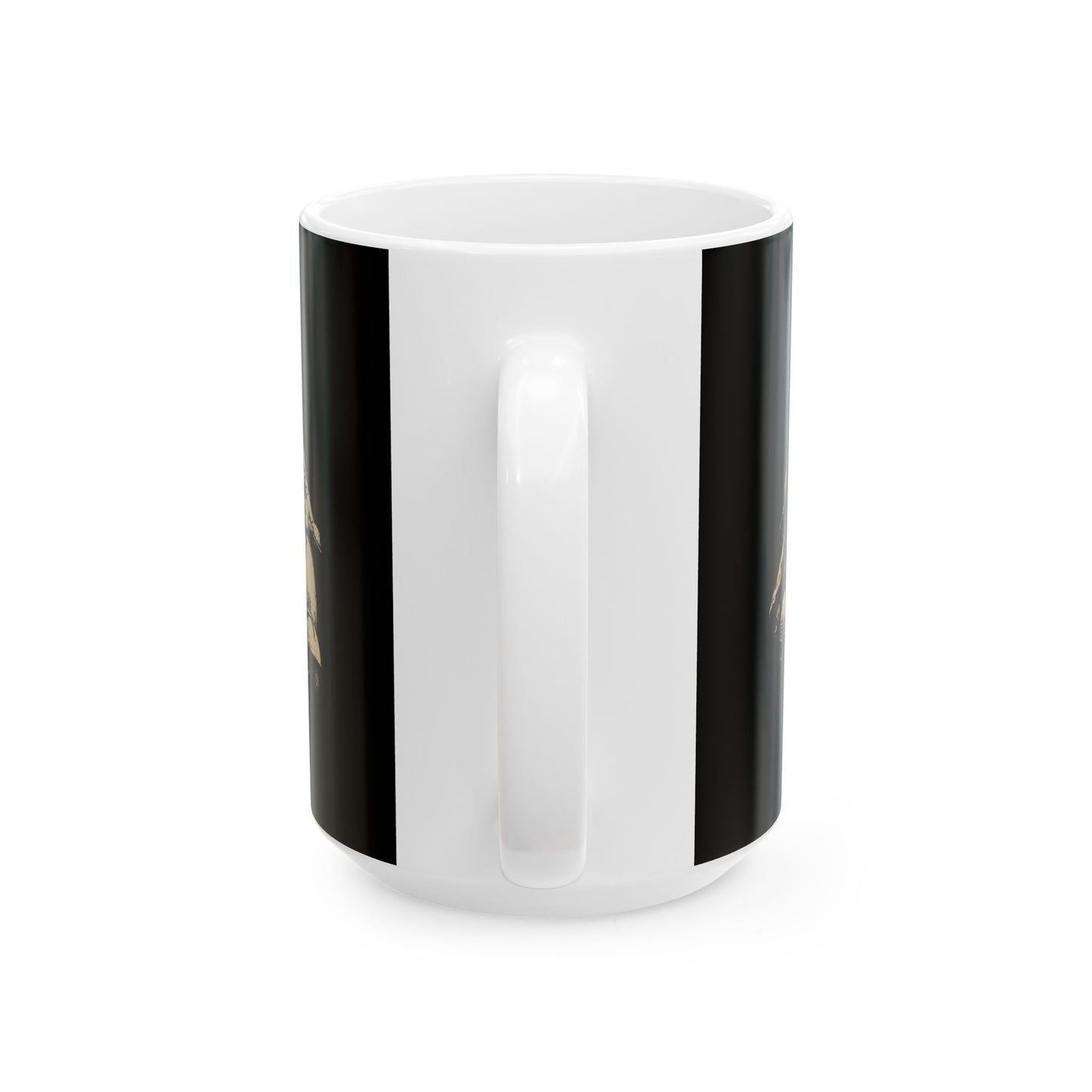 Julius Caesar on Vespa Ceramic Mug, (11oz, 15oz)