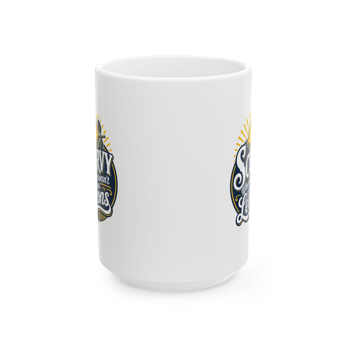 Scurvy Lemons Ceramic Mug, (11oz, 15oz)