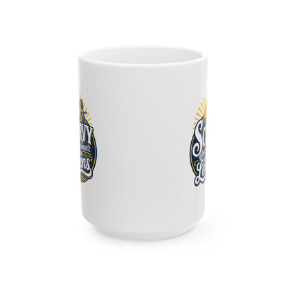 Scurvy Lemons Ceramic Mug, (11oz, 15oz)