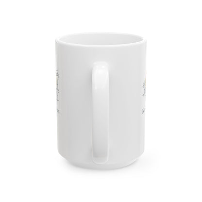 Pont Du Gard Nemausus Nimes in Latin Ceramic Mug, (11oz, 15oz)