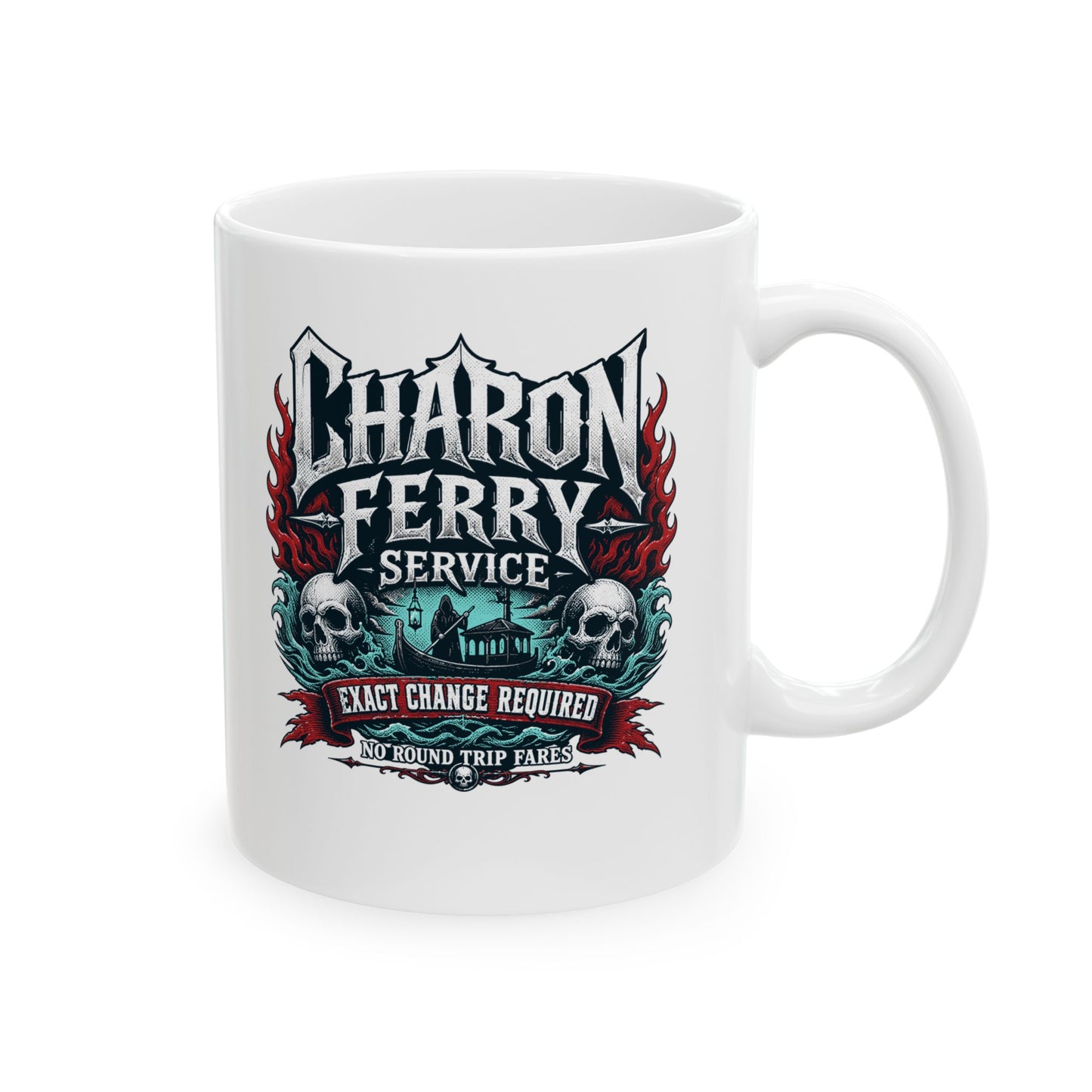 Charon Ferry Service Ceramic Mug, (11oz, 15oz)