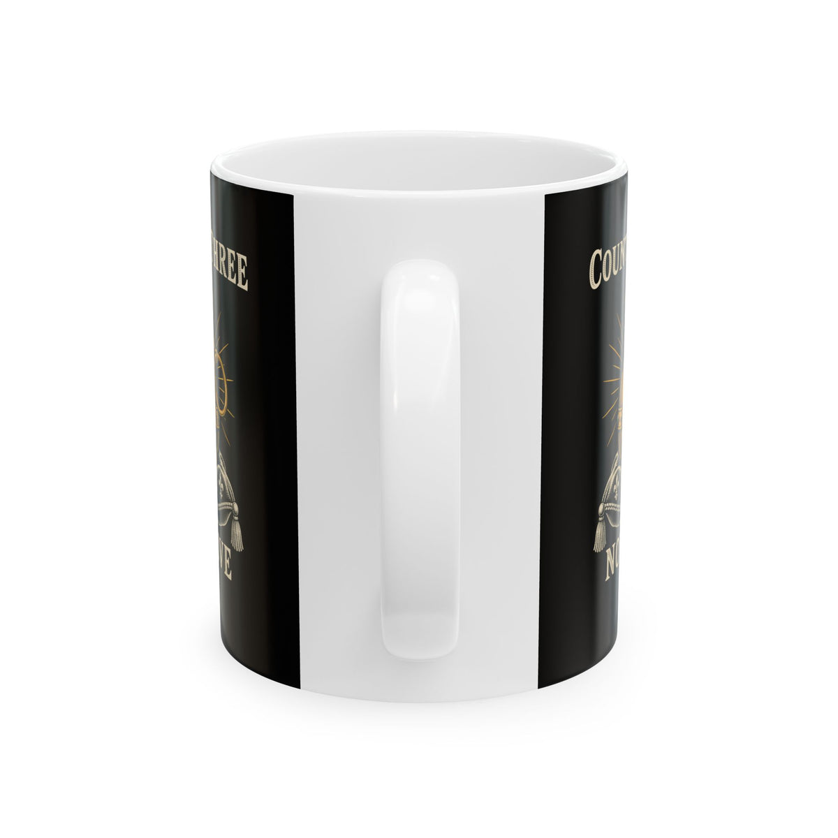 Holy Hand Grenade Count to Three Ceramic Mug, (11oz, 15oz)
