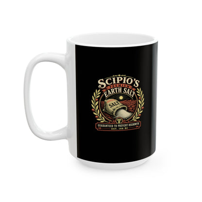 Scipio's Sea Salt Ceramic Mug, (11oz, 15oz)