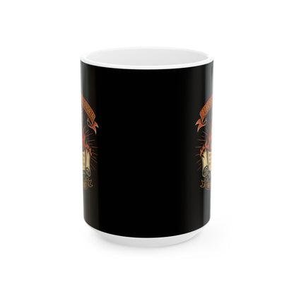 Library of Alexandria Never Forget Ceramic Mug, (11oz, 15oz)