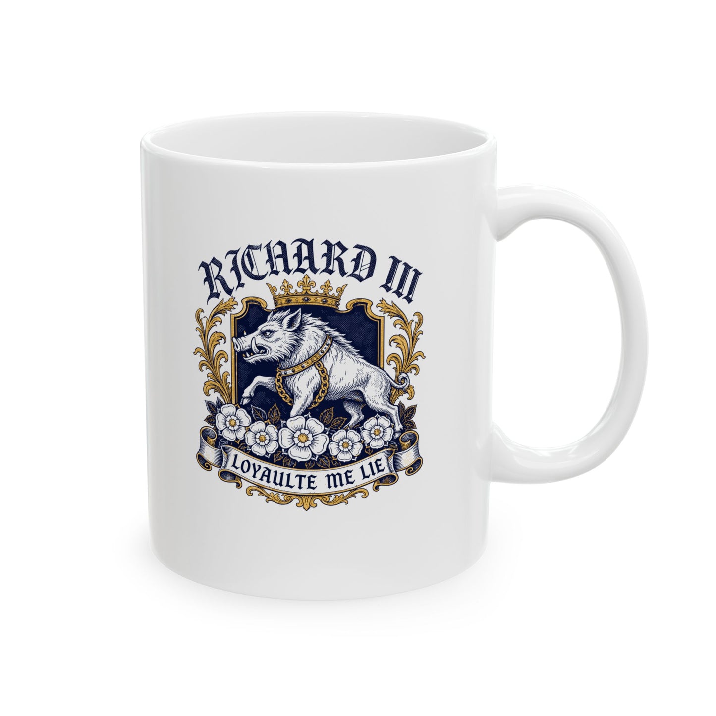 Richard III Boar Insignia Ceramic Mug, (11oz, 15oz)