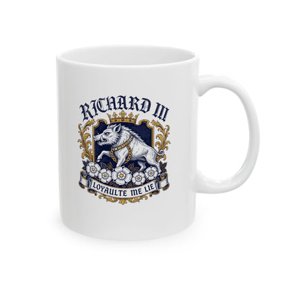Richard III Boar Insignia Ceramic Mug, (11oz, 15oz)