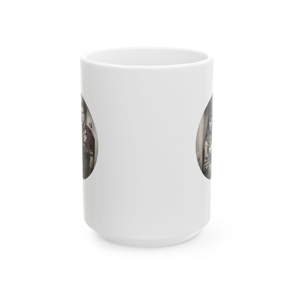 Peephole View Antony and Cleopatra Ceramic Mug, (11oz, 15oz)