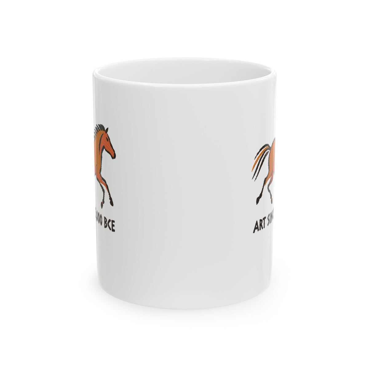 Lascaux Horse Art Since 15000 BCE Ceramic Mug, (11oz, 15oz)