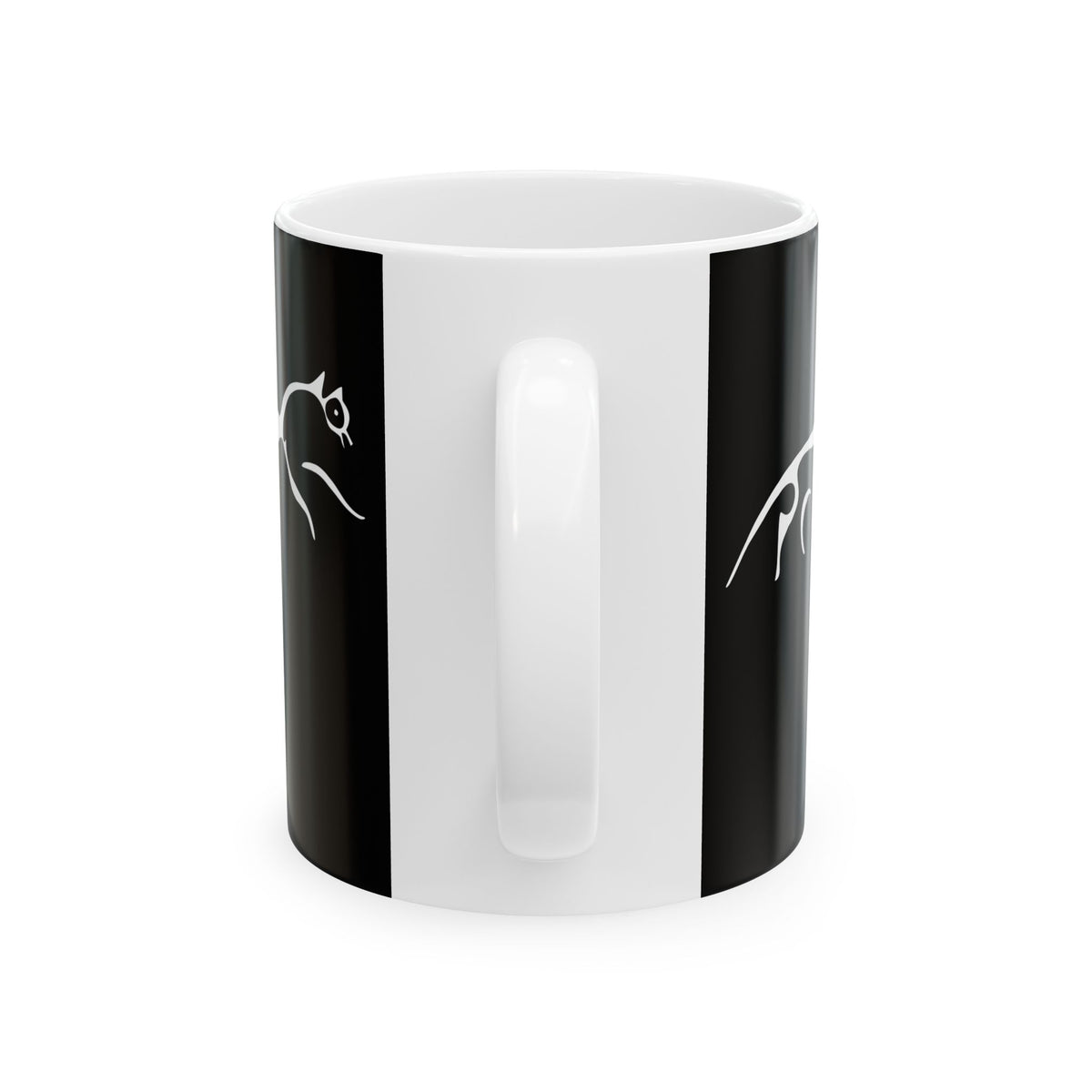 White Horse of Uffington Ceramic Mug, (11oz, 15oz)