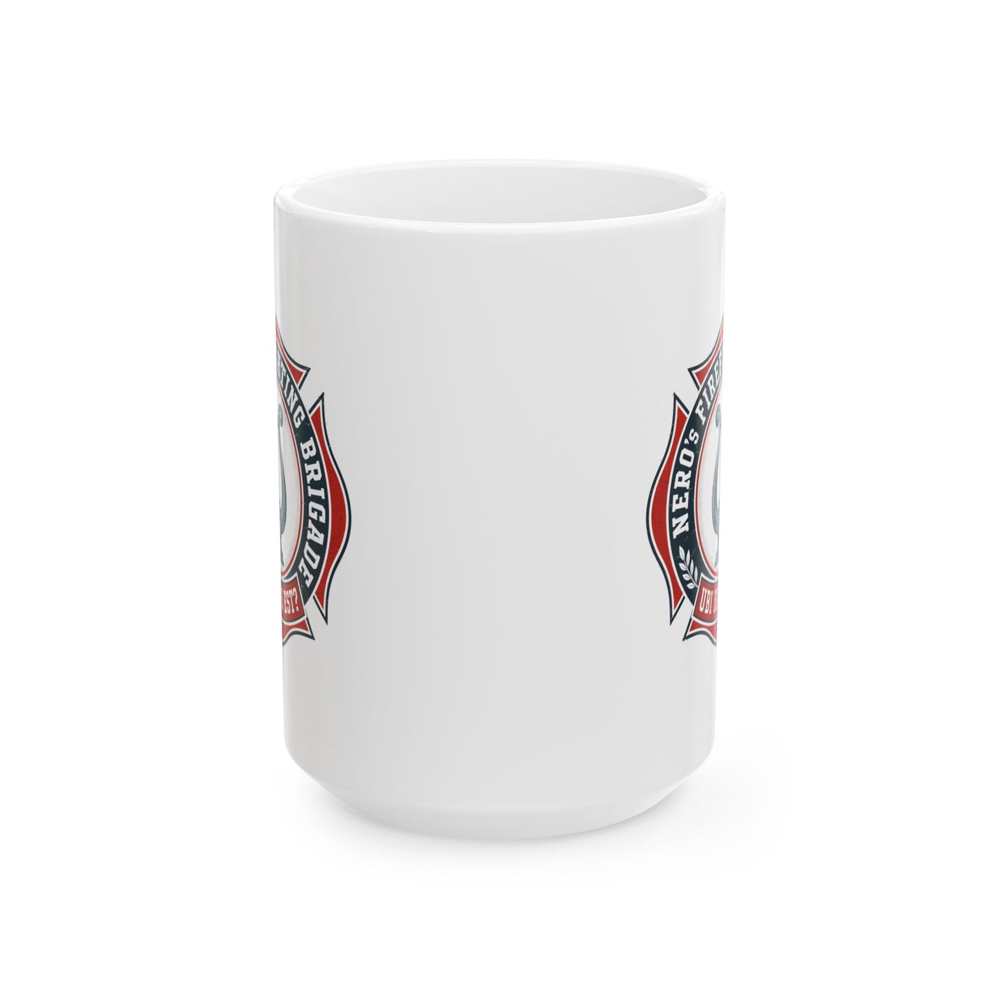 Emperor Nero's Fire fighting Brigade Ceramic Mug, (11oz, 15oz)