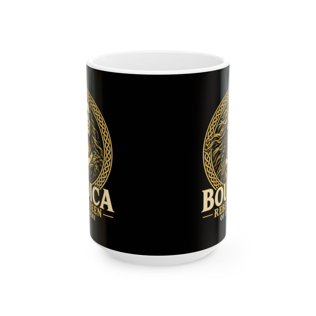 Boudica Rebel Queen Engraved Ceramic Mug, (11oz, 15oz)