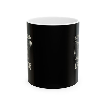 Live Laugh Launch Trebuchet Ceramic Mug, (11oz, 15oz)