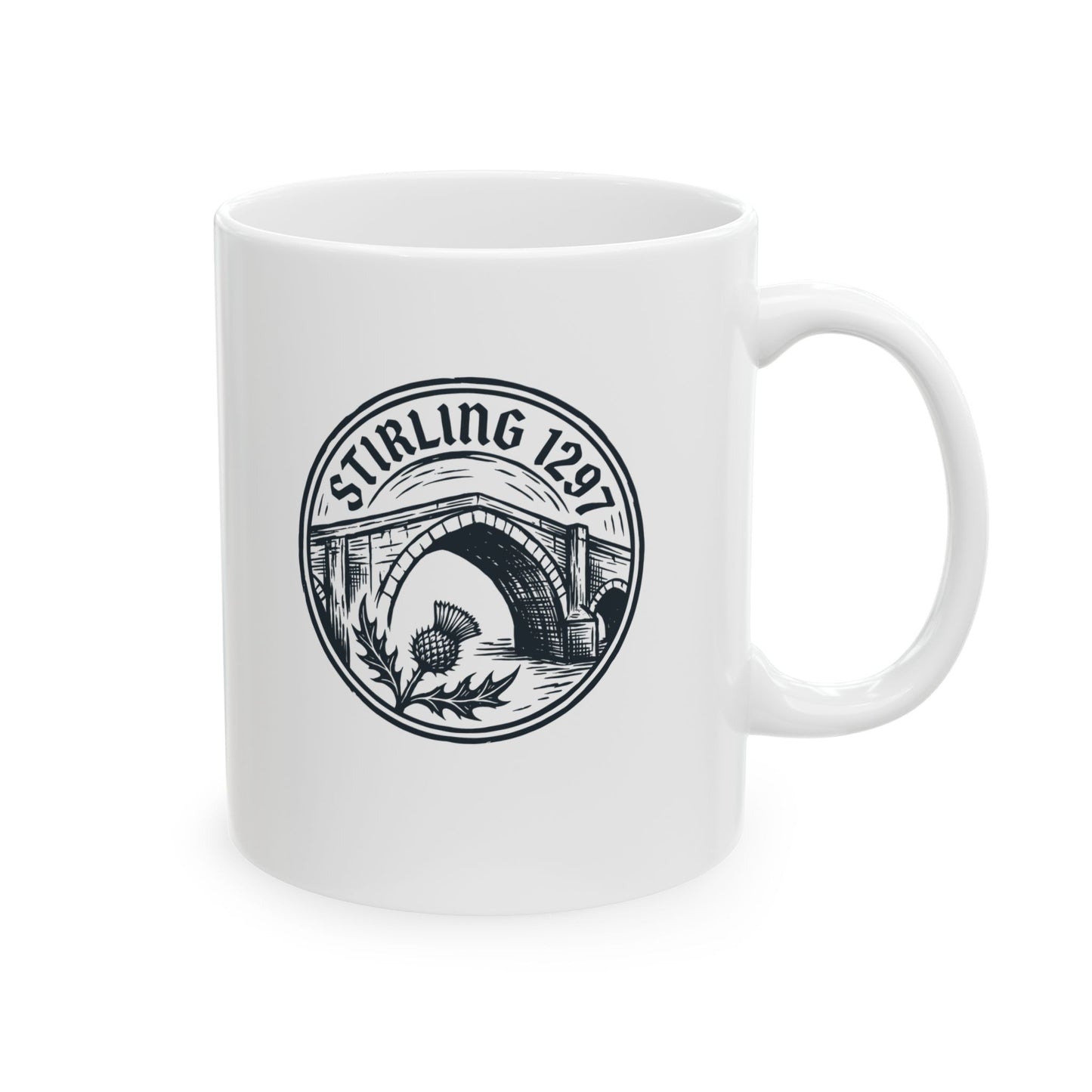Stirling Bridge 1297 William Wallace Ceramic Mug, (11oz, 15oz)