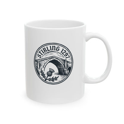Stirling Bridge 1297 William Wallace Ceramic Mug, (11oz, 15oz)