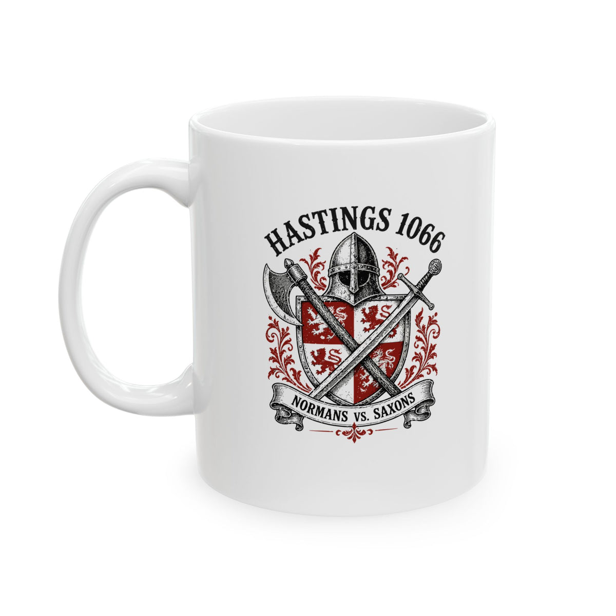 Battle of Hastings — Normans vs Saxons Ceramic Mug, (11oz, 15oz)