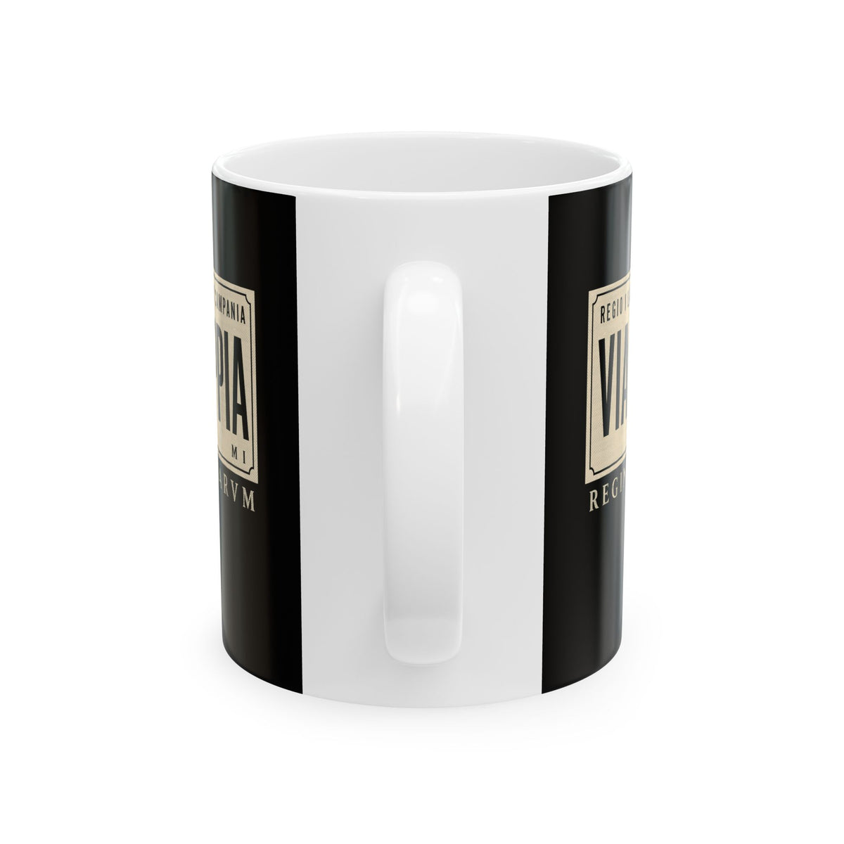 Via Appia Queen of the Roads Ceramic Mug, (11oz, 15oz)