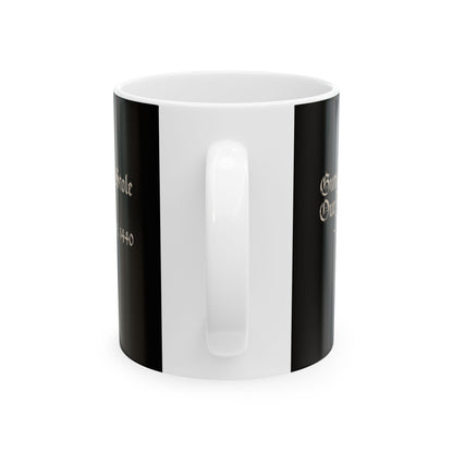 Gutenberg Stole Our Jobs Monks 1440 Ceramic Mug, (11oz, 15oz)