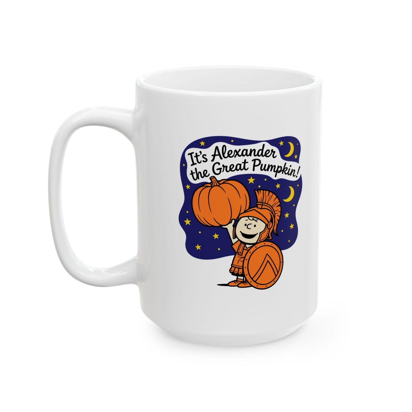 It's Alexander the Great Pumpkin! Ceramic Mug, (11oz, 15oz)