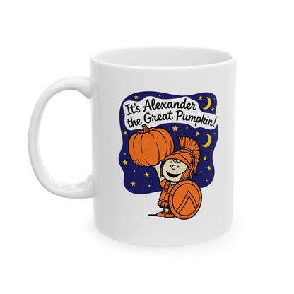 It's Alexander the Great Pumpkin! Ceramic Mug, (11oz, 15oz)