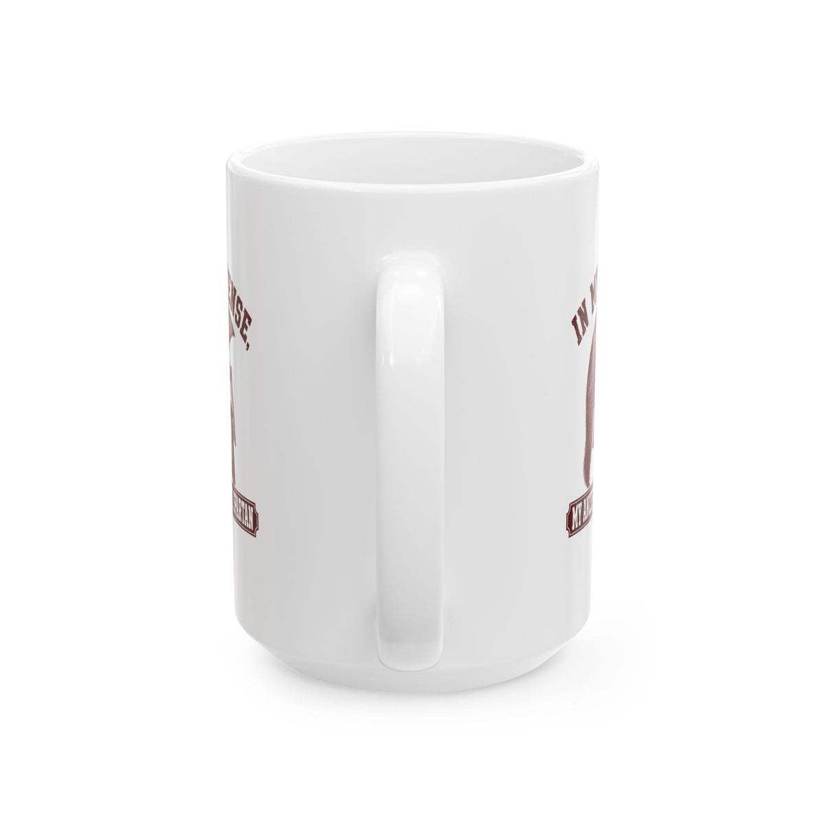 In My Defense My Ancestors Were Spartan Ceramic Mug, (11oz, 15oz)