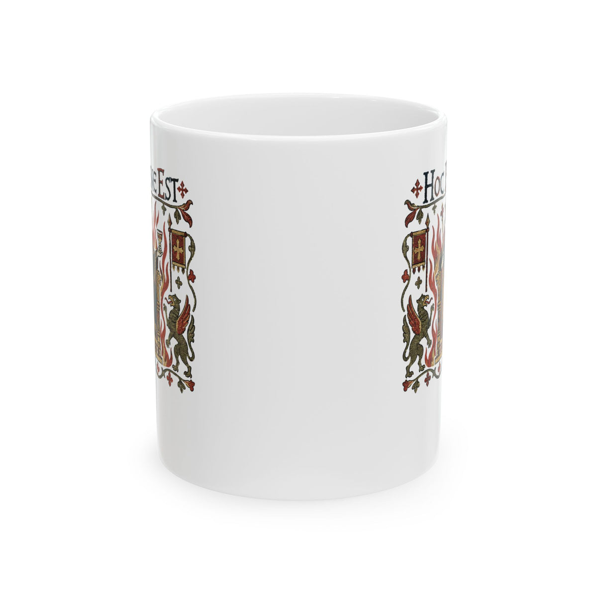 This is Fine Latin Medieval Tapestry Ceramic Mug, (11oz, 15oz)