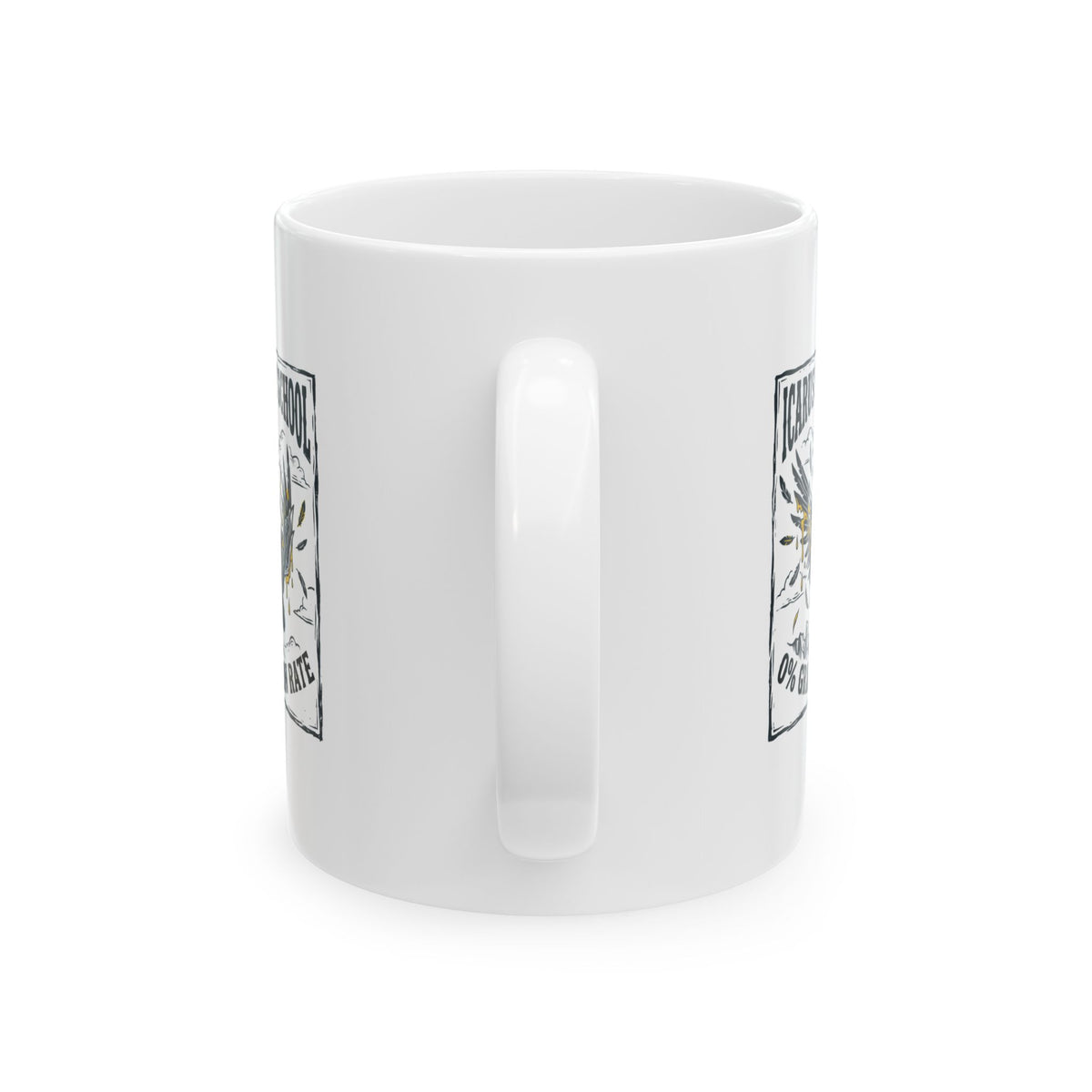 Icarus Flight School Ceramic Mug, (11oz, 15oz)