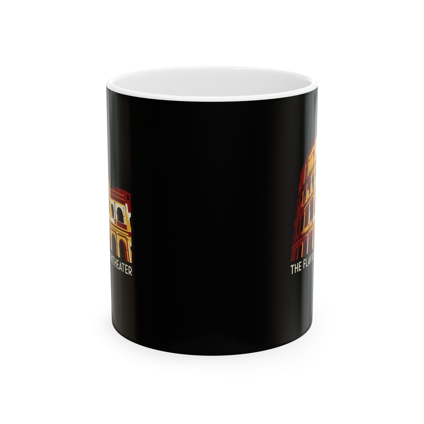 Colosseum Flavian Amphitheater Ceramic Mug, (11oz, 15oz)