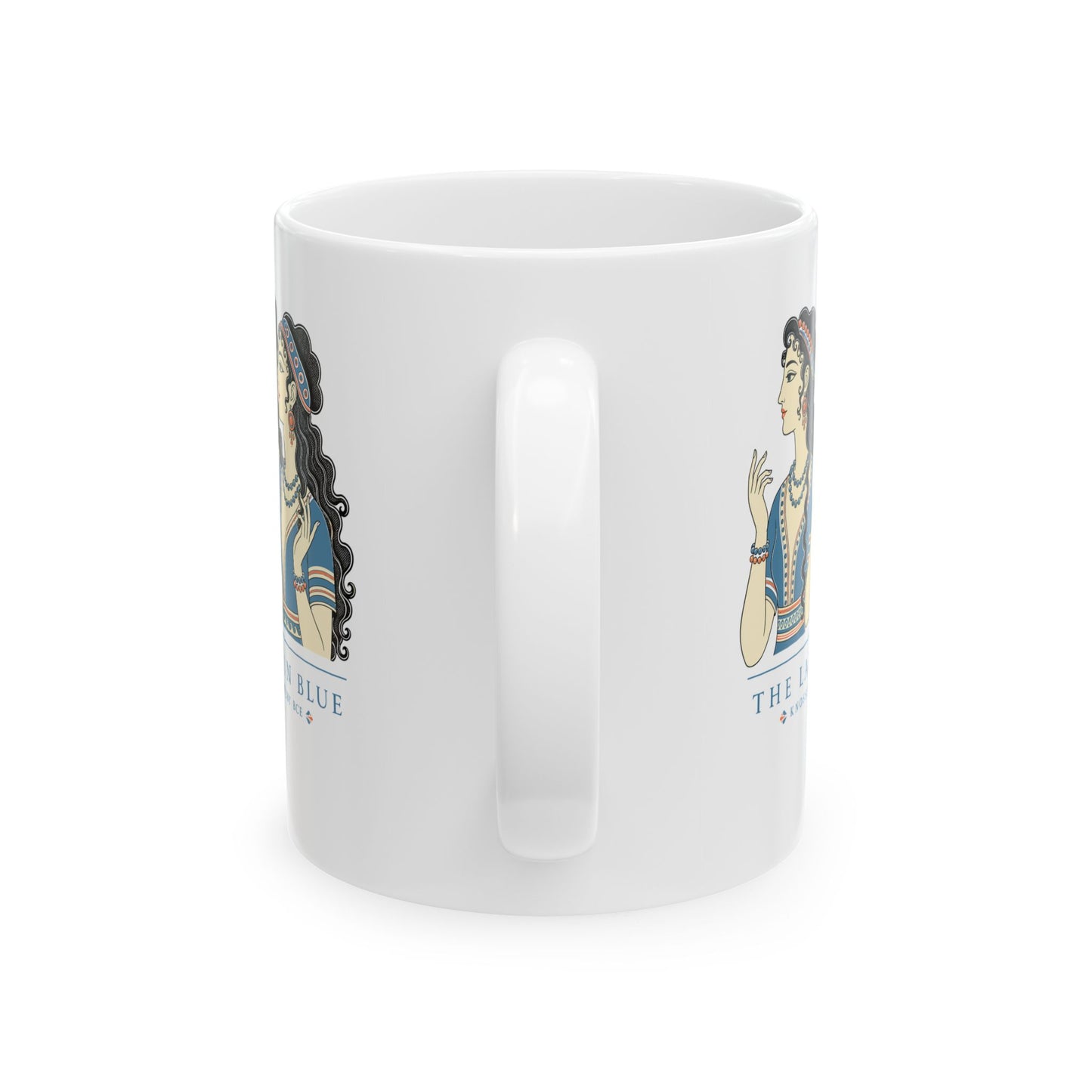 Knossos Minoan Ladies in Blue Ceramic Mug, (11oz, 15oz)