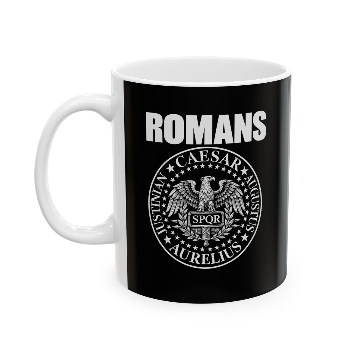 The Romans Band Insignia Ceramic Mug, (11oz, 15oz)